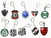 chaveiros de times e marcas famosas